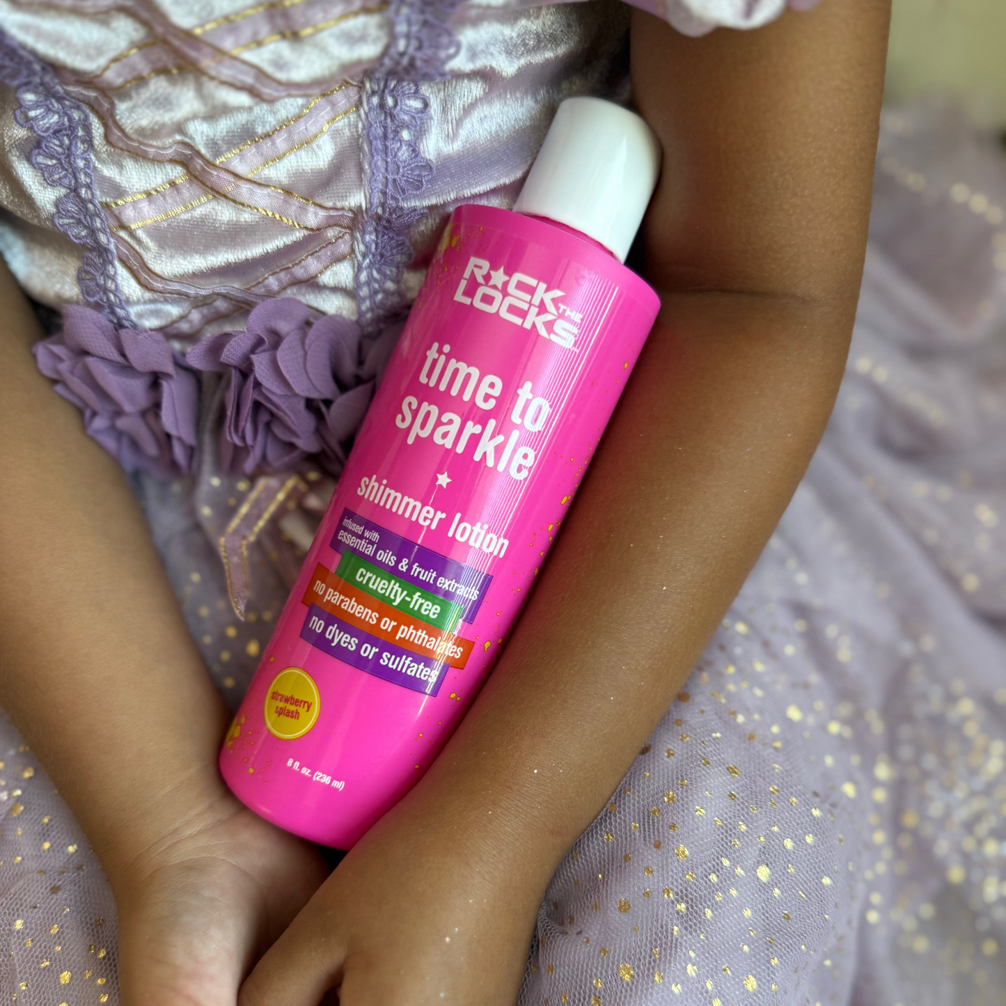 Rock the Locks Time to Sparkle Shimmer Lotion