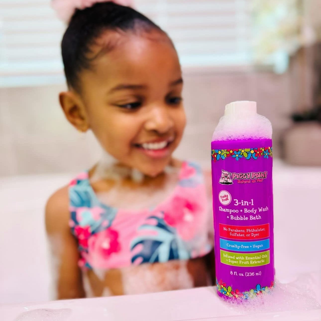 3-in-1 Shampoo + Body Wash + Bubble Bath