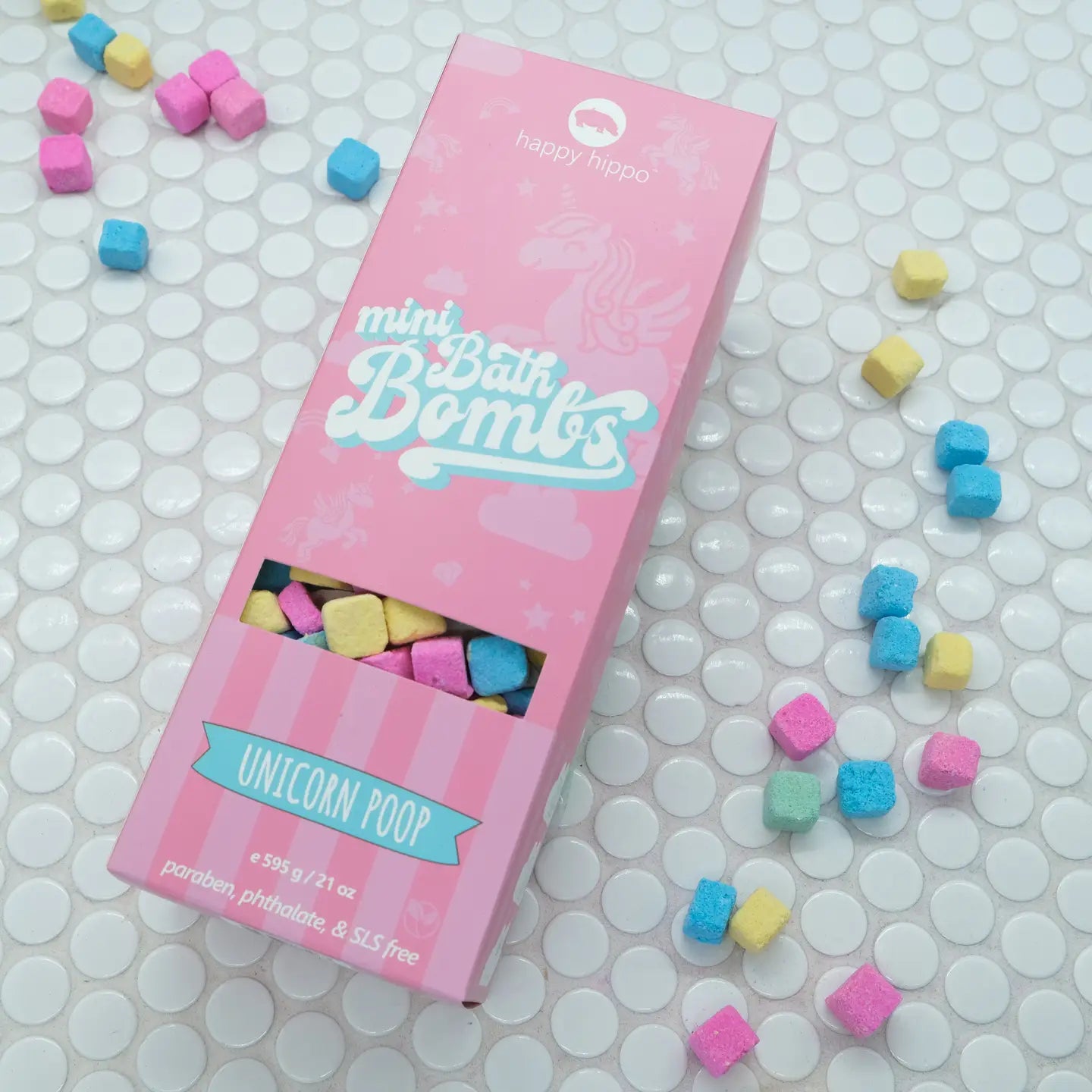 Unicorn Poop Mini Bubble Bomb - Happy Hippo Bath