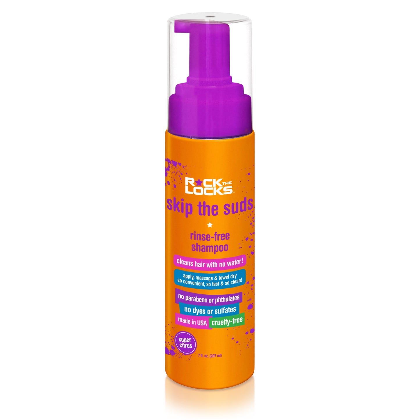 Skip the Suds Foaming Rinse-free Shampoo 7 oz.