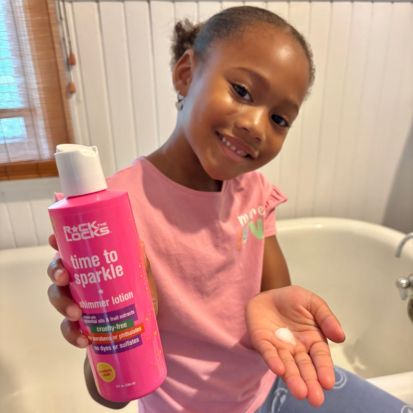 Rock the Locks Time to Sparkle Shimmer Lotion