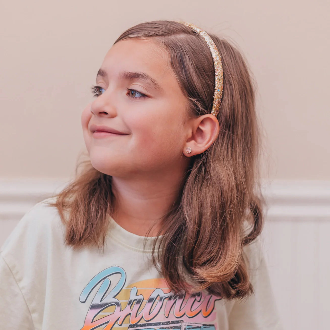 Thin Glitter Headbands for Kids - 6 colors - Frog Sac