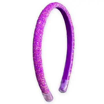 Thin Glitter Headbands for Kids - 6 colors - Frog Sac