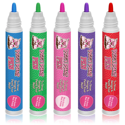 Piggy Paint Pen Bundle - Kids Non-toxic Nail Polish