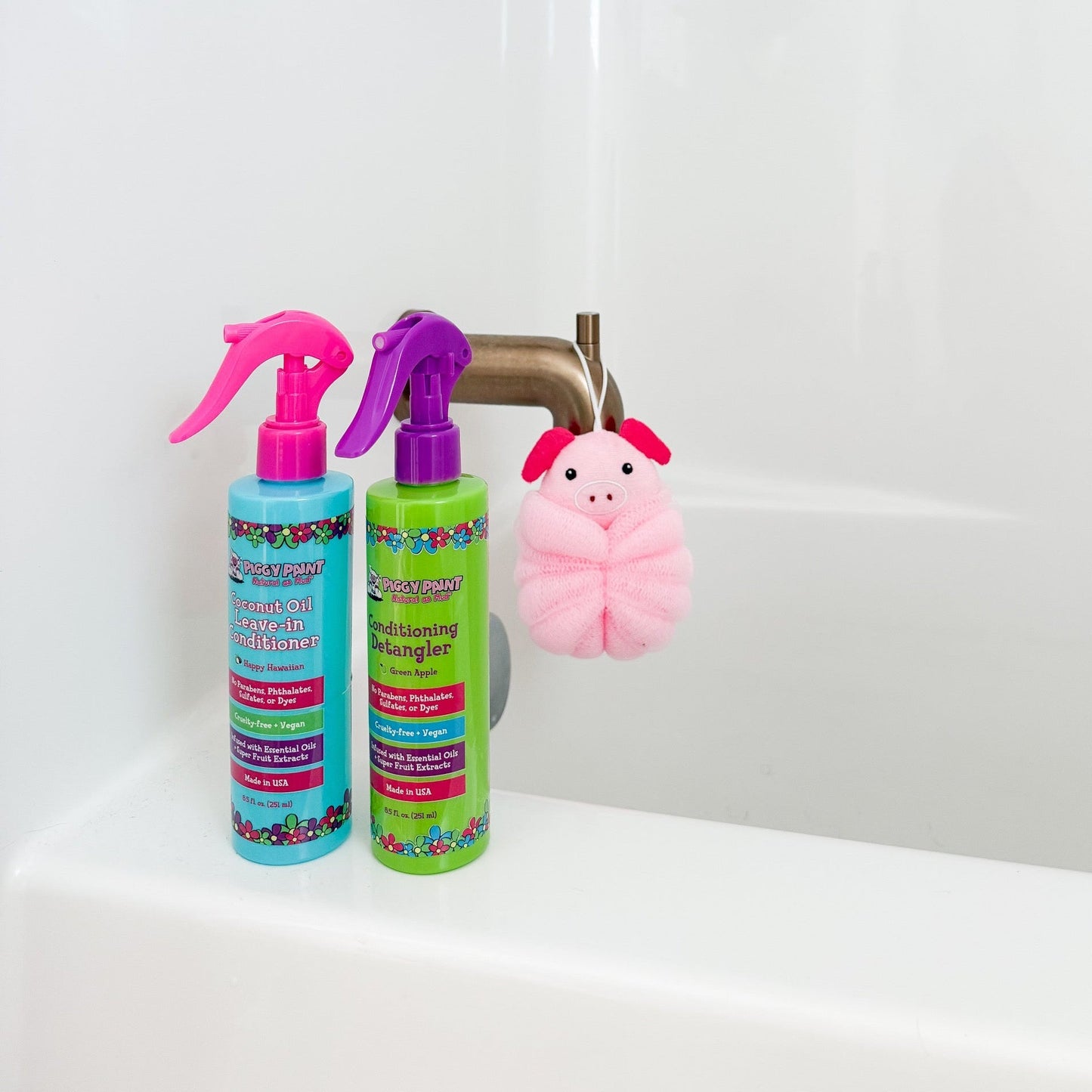 Piggy Pouf Bath Loofah