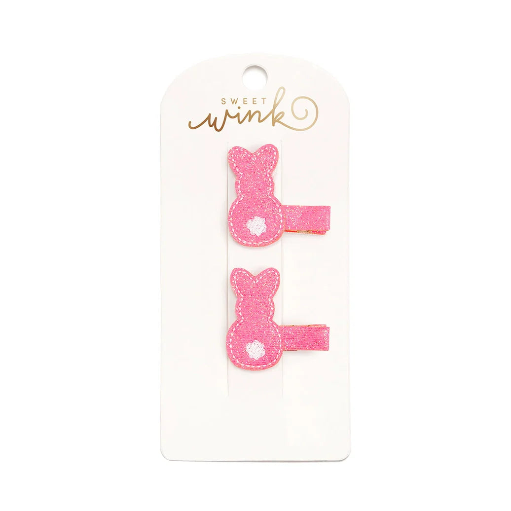 Pink Peeps Easter Clip Set - Sweet Wink