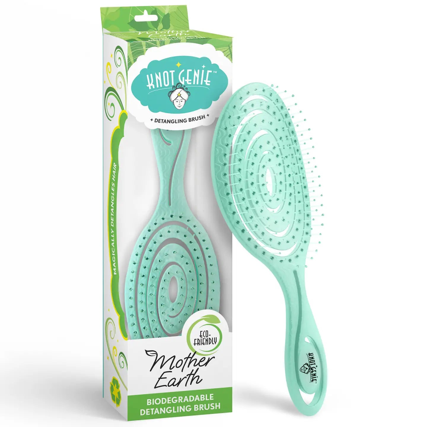 Biodegradable Detangling Hairbrush by Knot Genie